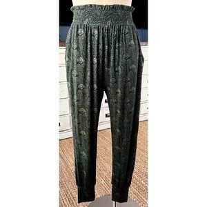 Anthropologie Smocked Harem Pants XXS